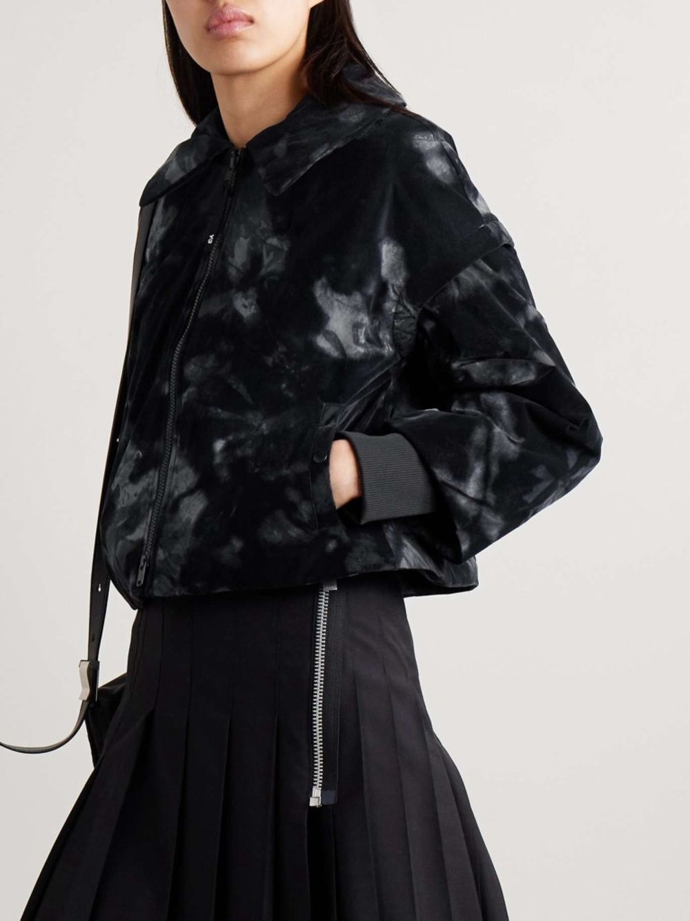 NWT Adidas Originals Y-3 Cropped Padded Flocked Shell Jacket XS